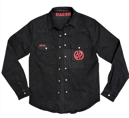 LEO SHIRT BLACK CANVAS