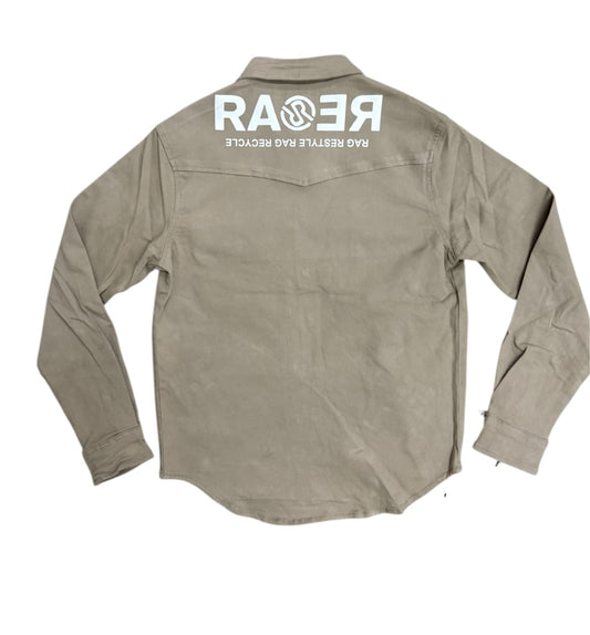 OMAR SHIRT CAMEL CANVAS